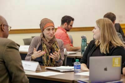 Celene Ibrahim at the Faith in the Story Conference