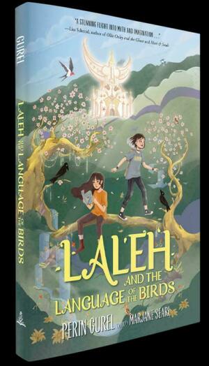 Cover of Laleh and the Language of the Birds by Perin Gurel shows children in the trees, with one reading a book.